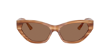 Havana a righe marrone con glitter