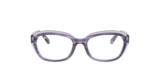 Viola striato su viola trasparente