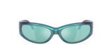Blu iridescente/Verde
