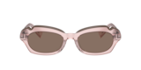 Rosa trasparente/Marrone